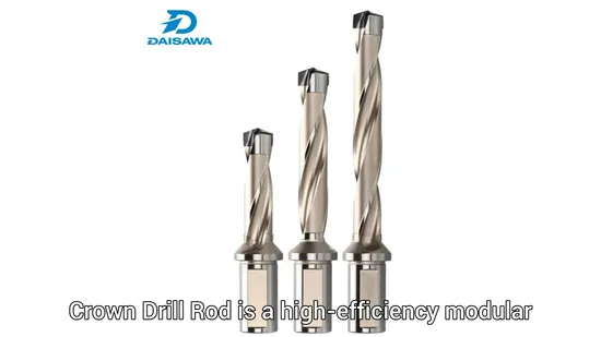  Crown Drill Shank with Internal Coolant for Deep Hole Applications